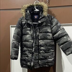 The Children's Place Camouflage Winter BOYS Puffer Jacket